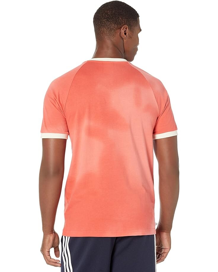 

Футболка Adidas Mellow Running Club 3-Stripes Tee, цвет Crew Red/Wonder White