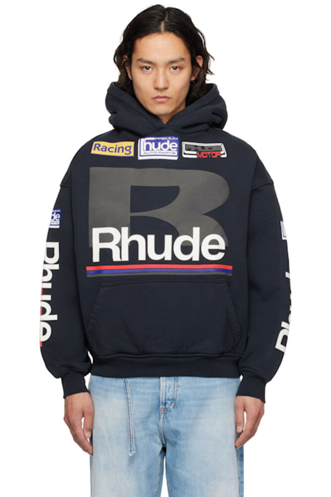 

Черная толстовка с капюшоном с нашивкой Petrol Rhude