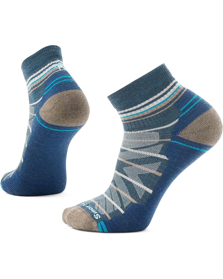 

Носки Smartwool Hike Light Cushion Pattern Ankle Socks, цвет Twilight Blue