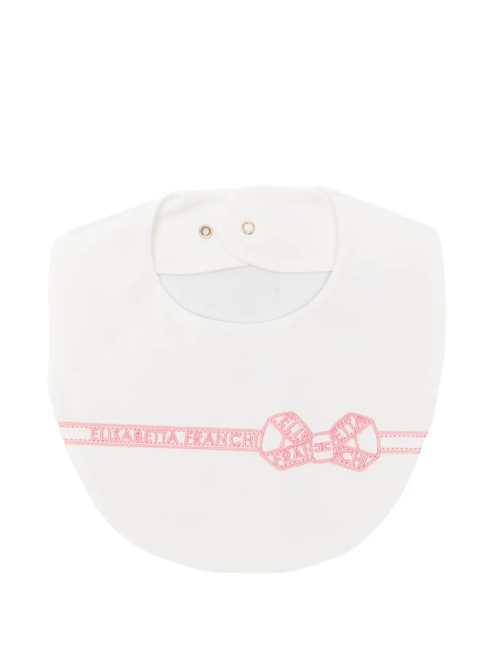 

Нагрудник с бантом Elisabetta Franchi La Mia Bambina, белый