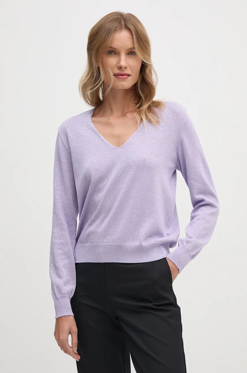 

Свитер United Colors of Benetton, фиолетовый