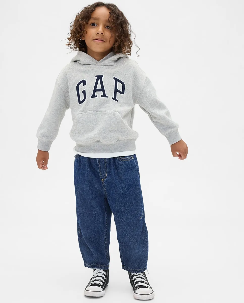 

Детские джинсы с подтяжками Gap, темно-синий