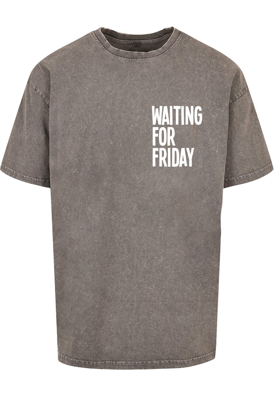 

Рубашка Mister Tee Waiting For Friday, серый деним
