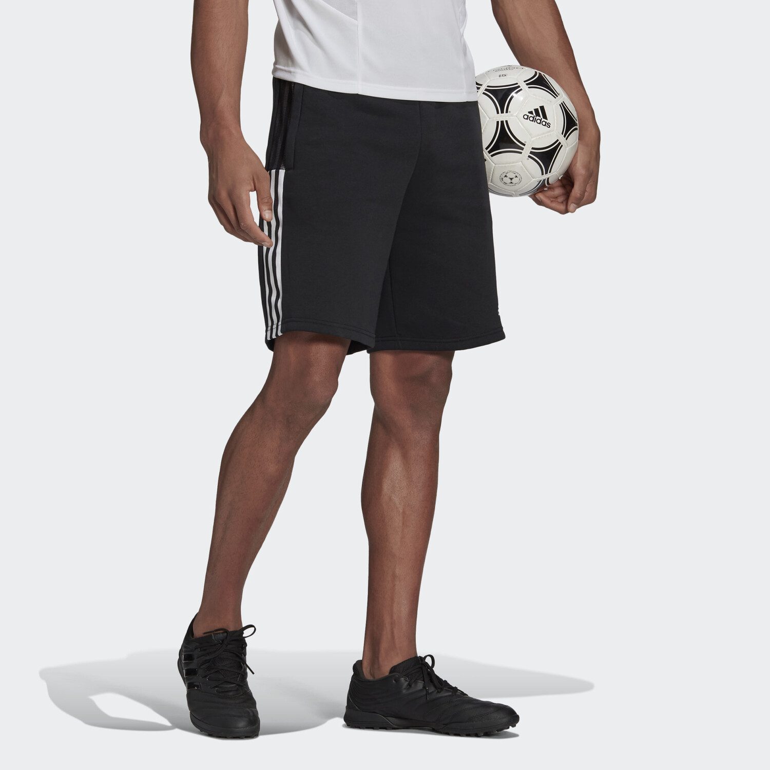 Повседневные шорты для мужчин Adidas, черный — фото 4