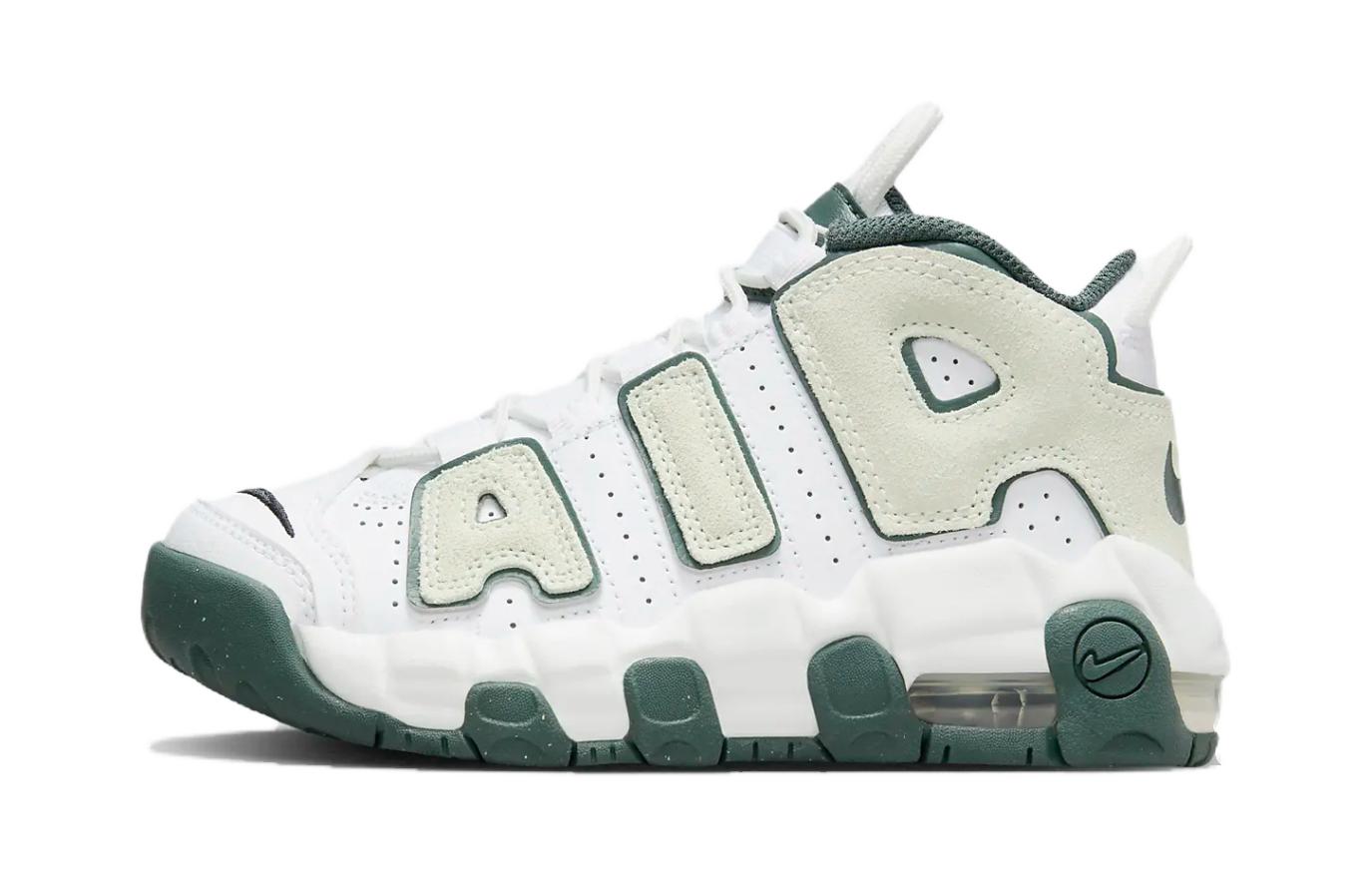 

Nike Кроссовки Air More Uptempo PS 'White Vintage Green'