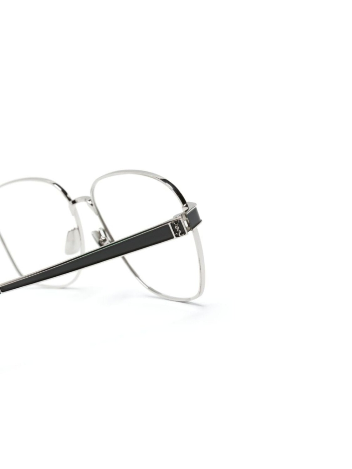 Saint Laurent Eyewear очки SL M134 в квадратной оправе, серебристый — фото 3