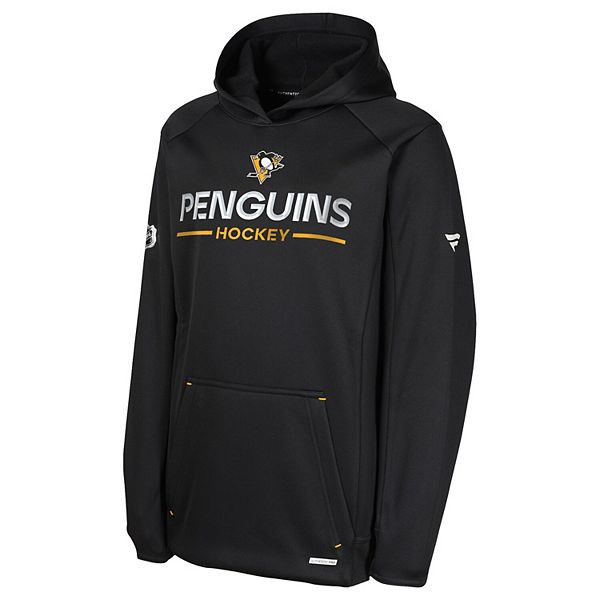 Черная худи Pittsburgh Penguins Pro Rink Raglan Fanatics — фото 3