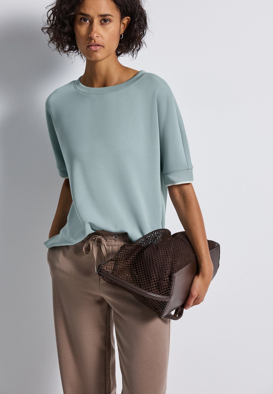 

Футболка Street One Basic T-shirt, Blau/Blue