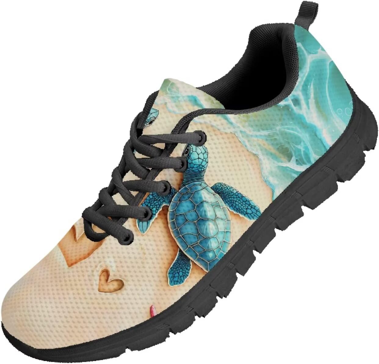 

Мужские легкие дышащие кроссовки Funnydude с сеткой и классической шнуровкой, Sea Turtle