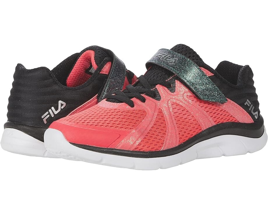 

Кроссовки Fila Fraction 3 Strap Glitter, цвет Diva Pink/Black/Metallic Silver