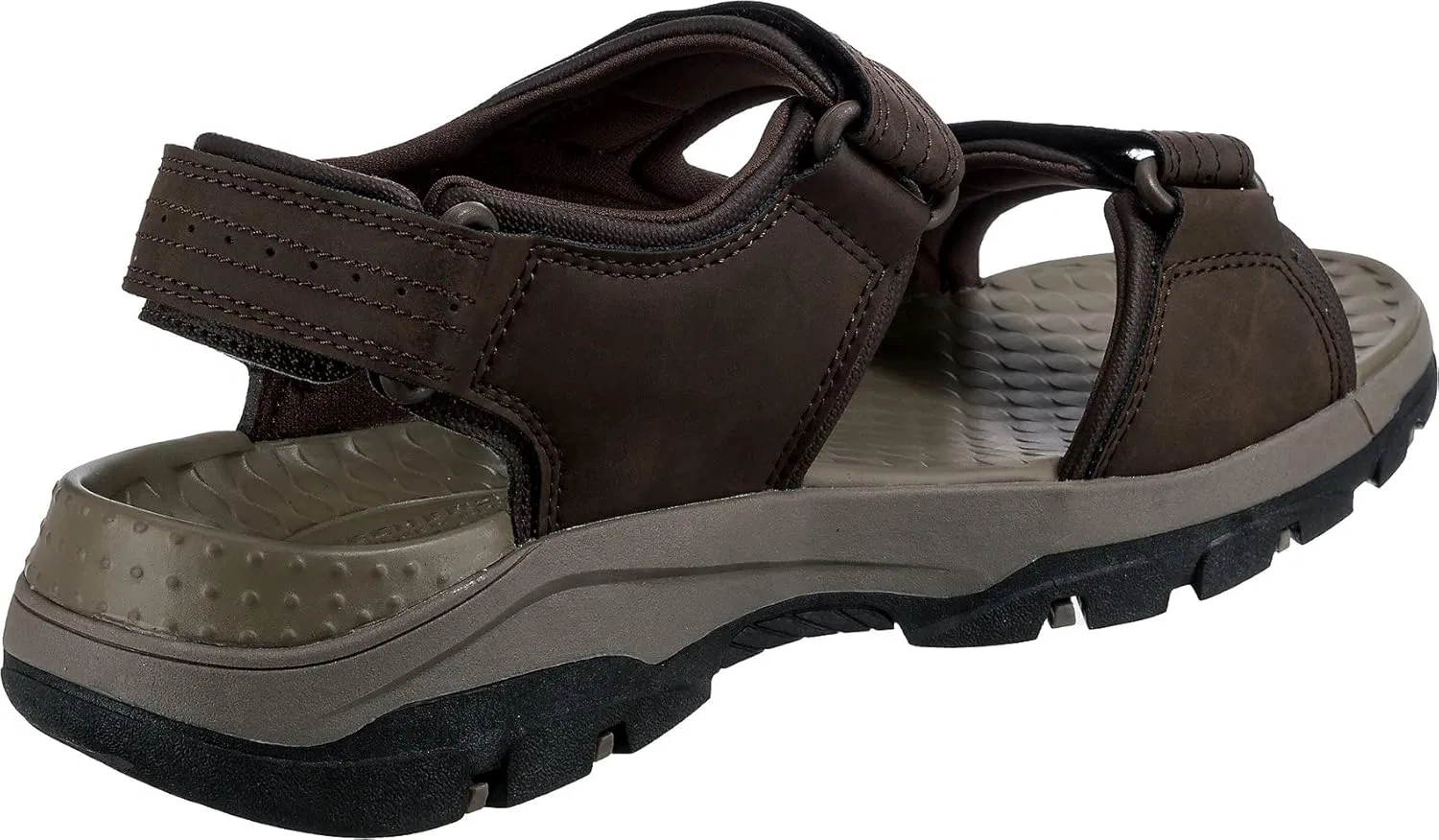 Мужские сандалии Skechers Tresmen-Garo с открытым носком для воды, Chocolate Synthetic — фото 4