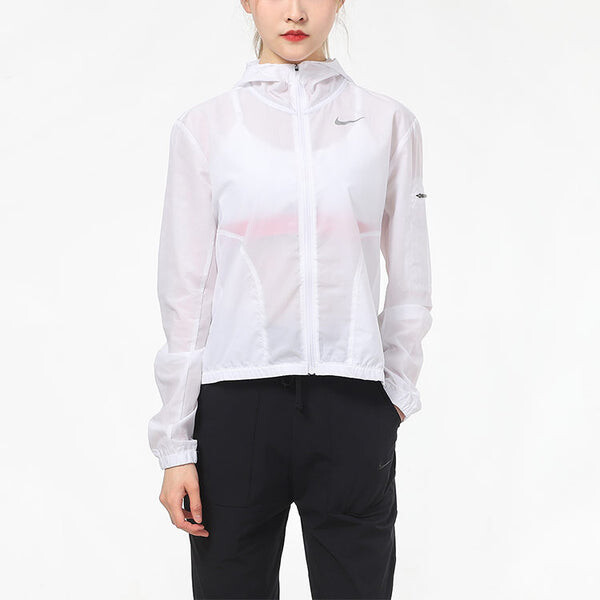 Куртка как w nk imp lght jkt куртка hd белая Nike, белый — фото 3