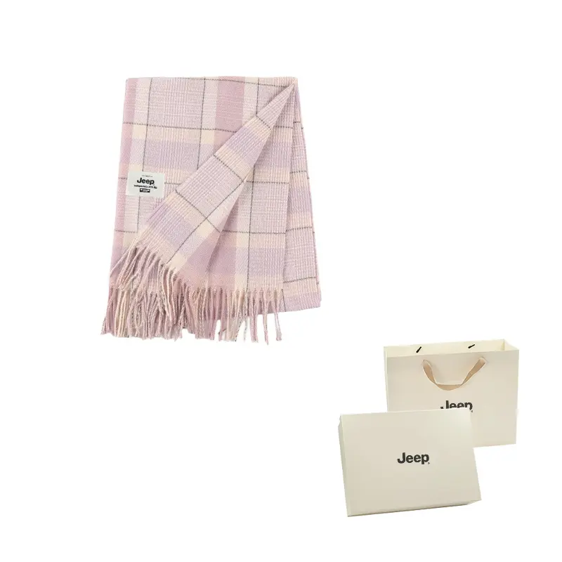 

Шарф из полиэстера Unisex Jeep, taro фиолетовый