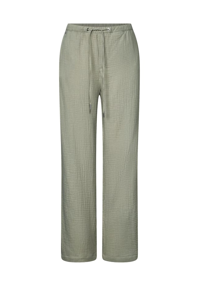 

Хлопковые брюки Street One Studio, цвет 16386 pale mud gr