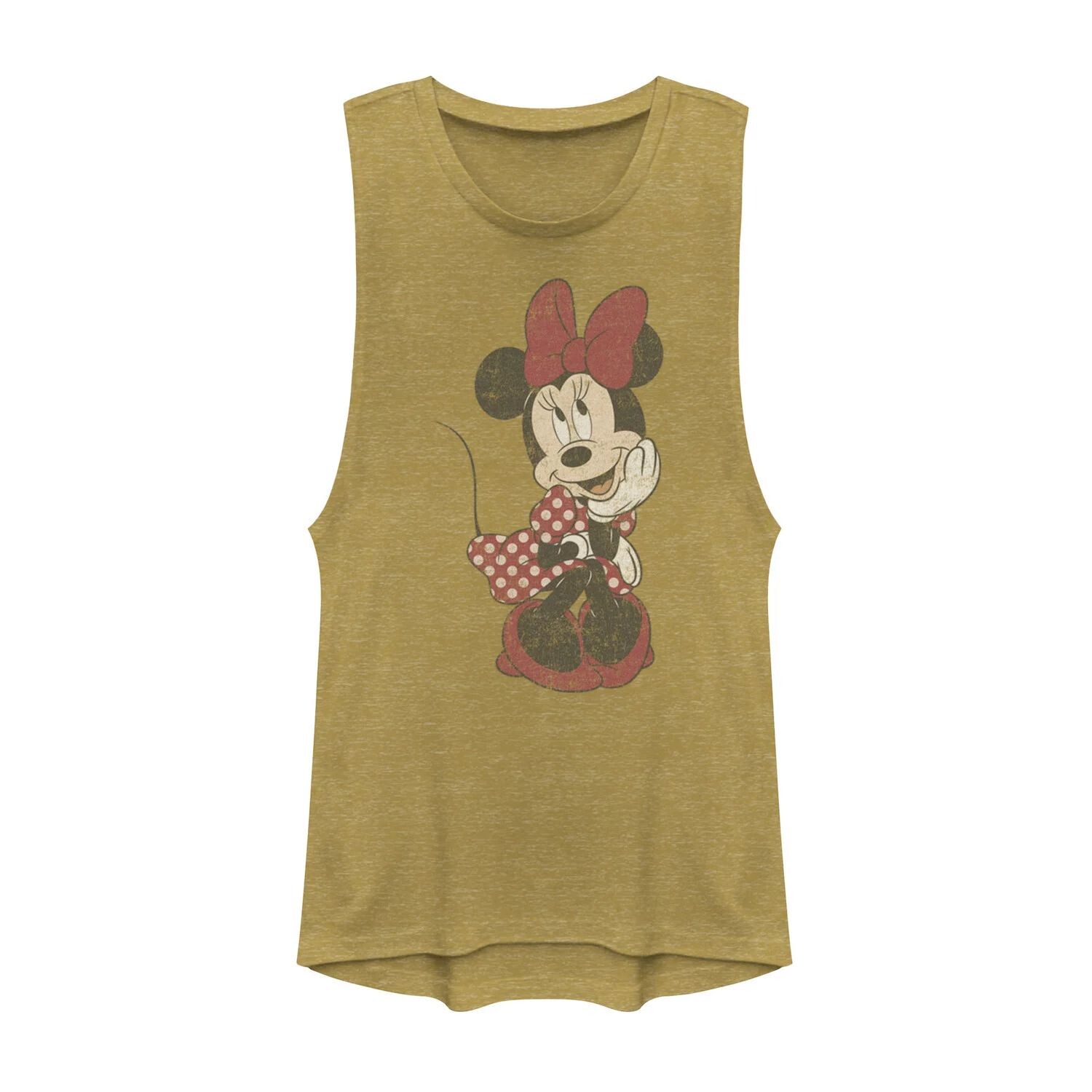 

Винтажная майка с застенчивыми мышцами «Микки и друзья» Disney's Minnie Mouse Licensed Character