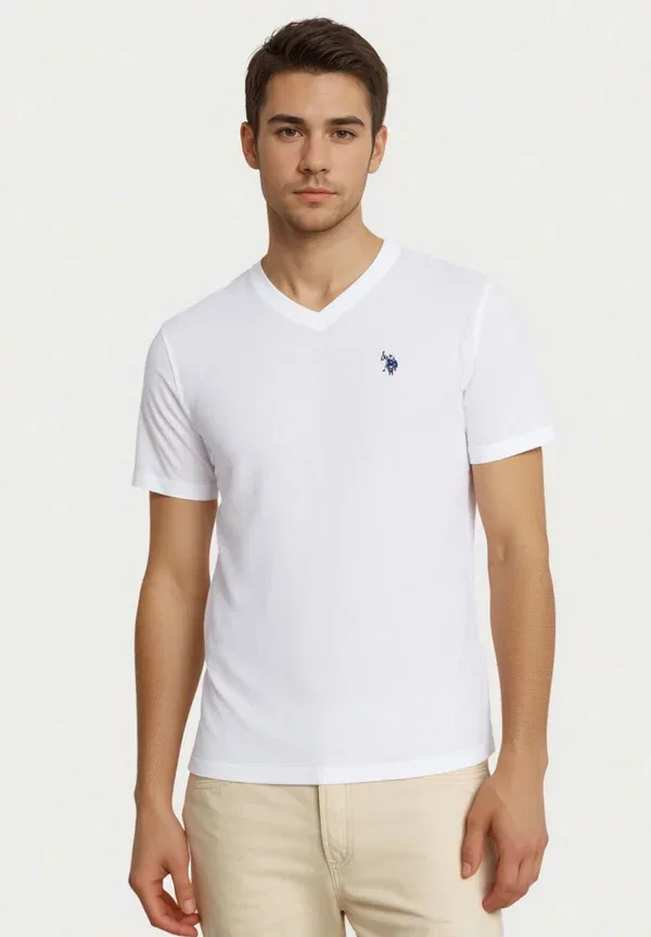 Футболка с коротким рукавом 5-pack basic U.S. Polo Assn, белый — фото 2