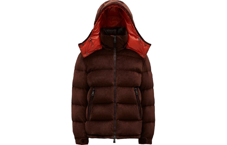 

Пуховик женский орехово-коричневый Moncler