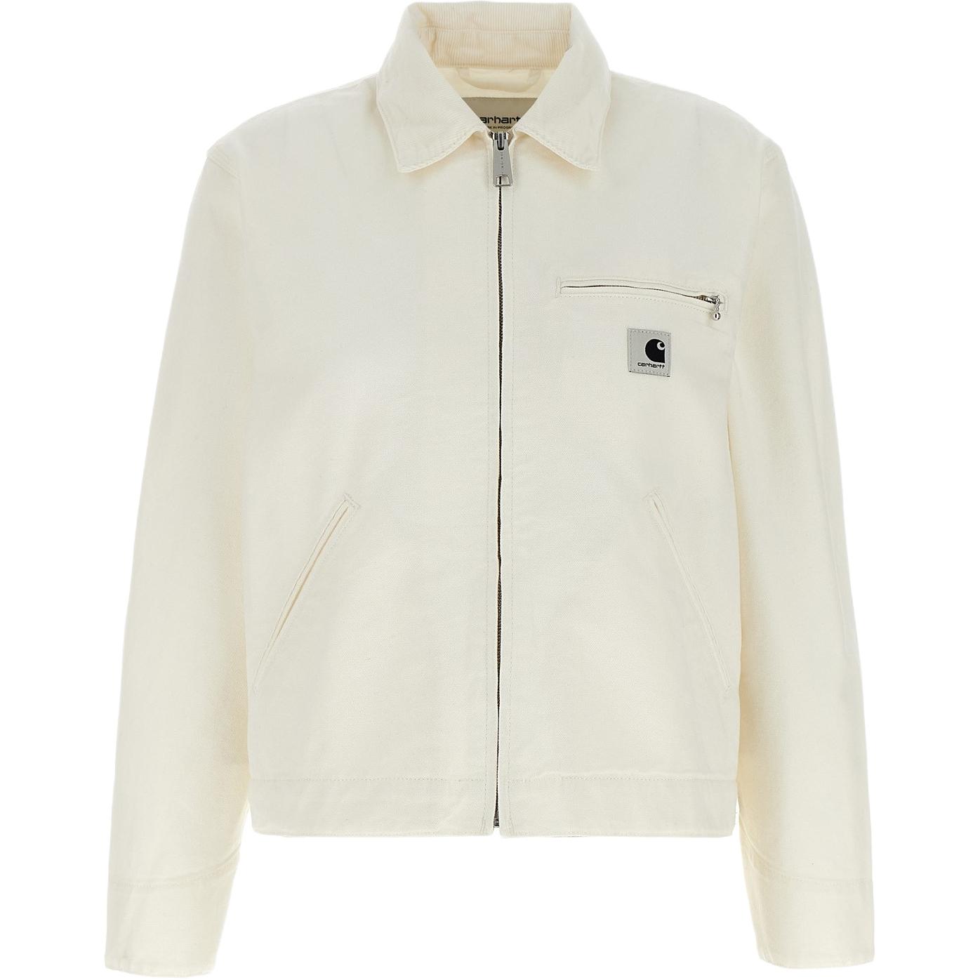 

Carhartt WIP Детройтская куртка с застежкой-молнией и накладным карманом, White
