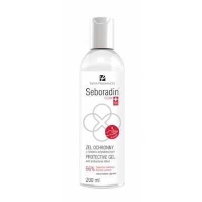 

Антибактериальный защитный гель, 200 мл Seboradin, Clean