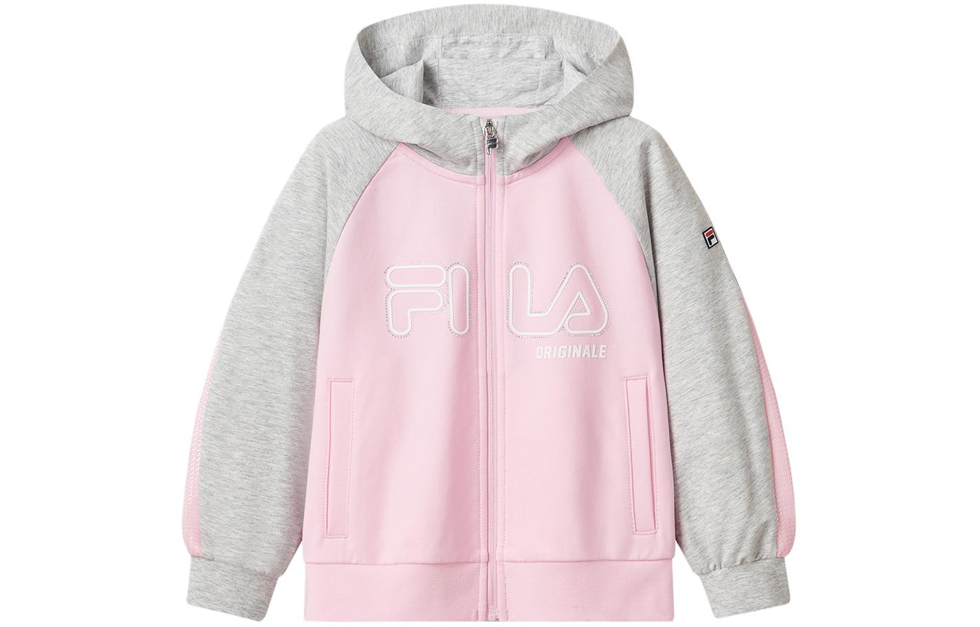 FILA KIDS Элегантная розовая детская куртка — фото 3