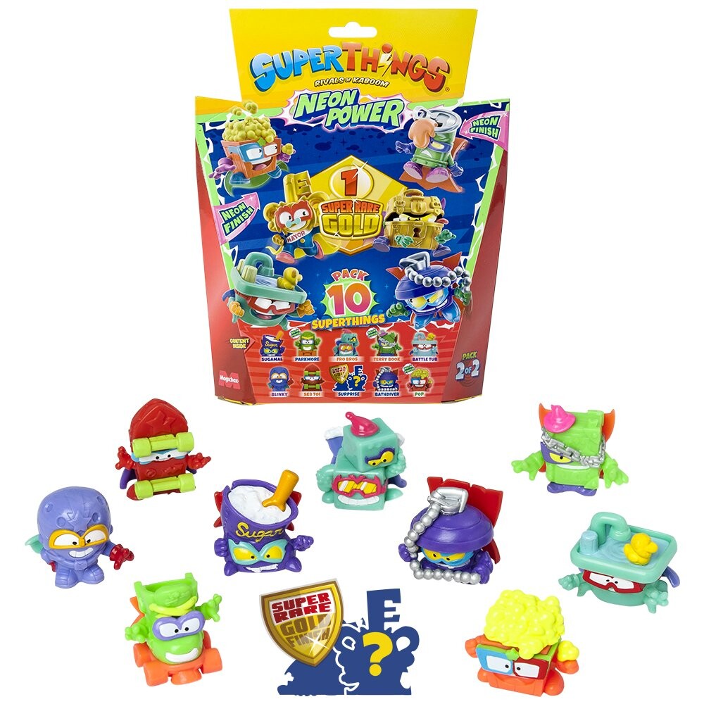 

Superthings 10 фигурок Neon Power Fig Pack2Of2 S11 Magic Box