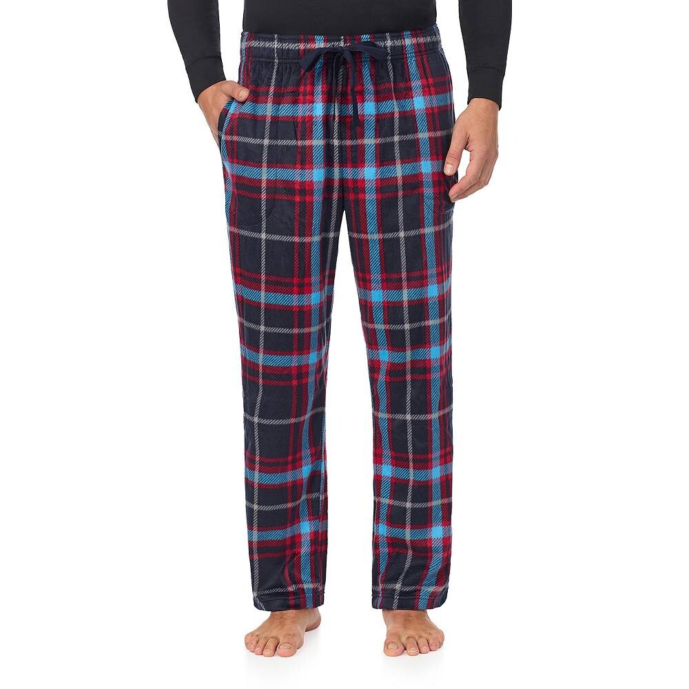 

Мужские флисовые ночные брюки Cuddl Duds, цвет Navy Plaid