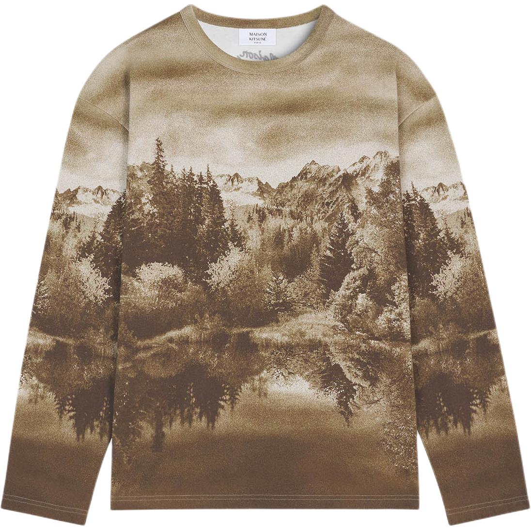 

Футболка с принтом Maison Kitsuné Maison Kitsune, Smoky