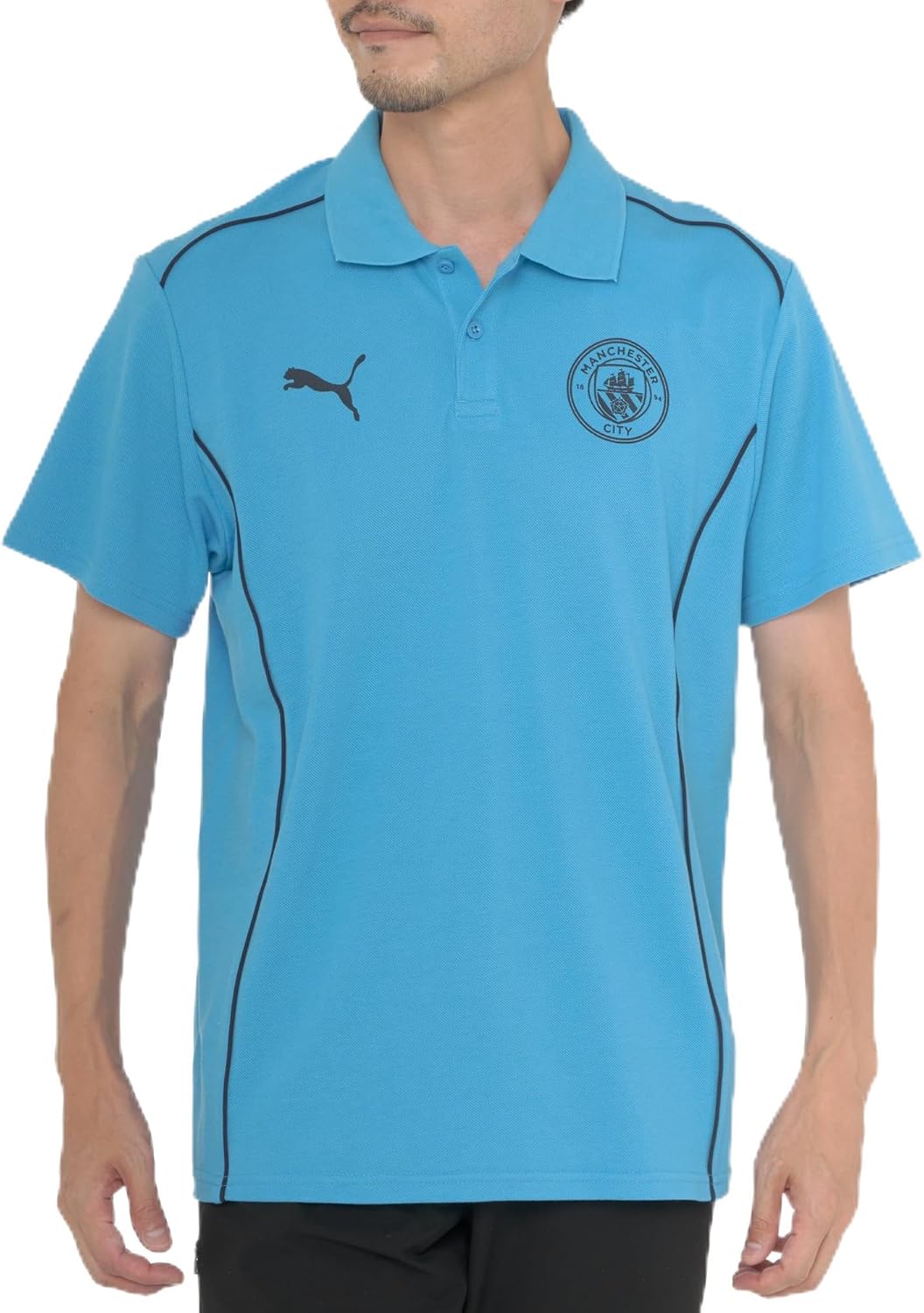 

Мужская спортивная поло-рубашка Puma MCFC Casuals 777567, темно-синий