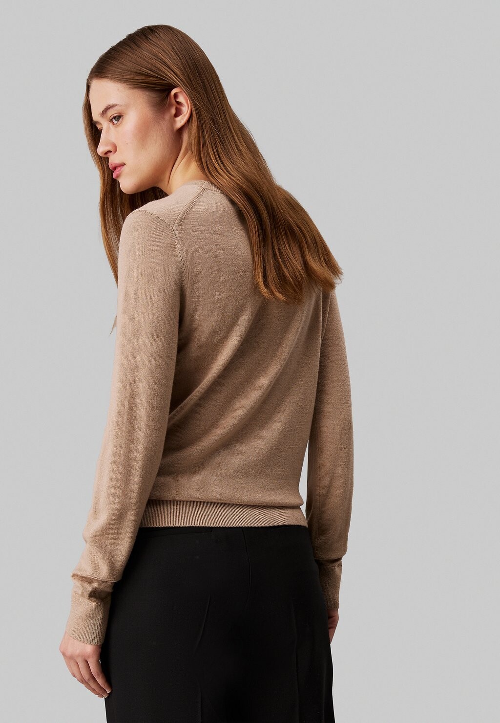 

Джемпер C-NECK Calvin Klein, бежевый