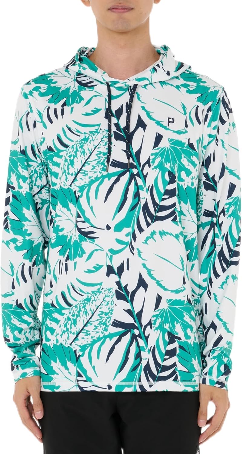 

Худи PUMA Golf PTC Palm Glitch, мужская одежда для гольфа, зеленый