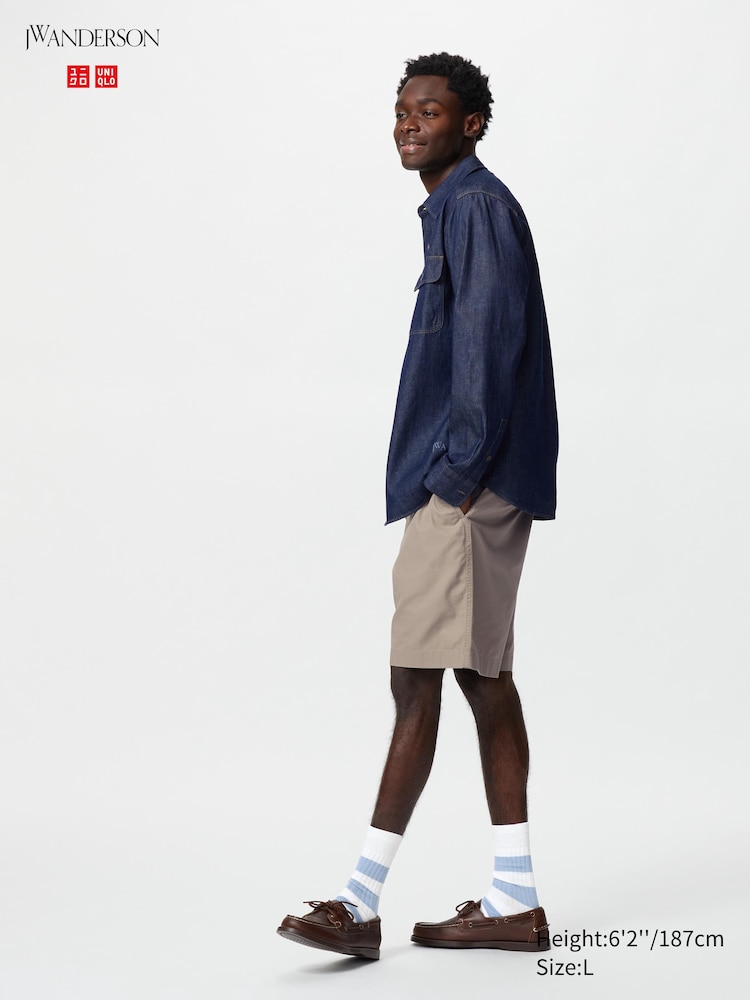 

Шорты чинос Uniqlo, цвет 32 бежевый