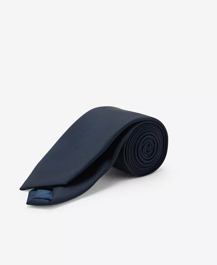 

Мужской галстук Smooth Micro-Structured Mango, синий