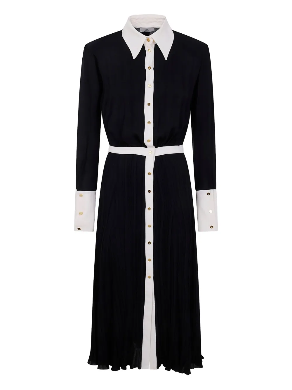 

Платье миди на пуговицах Elisabetta Franchi, черный