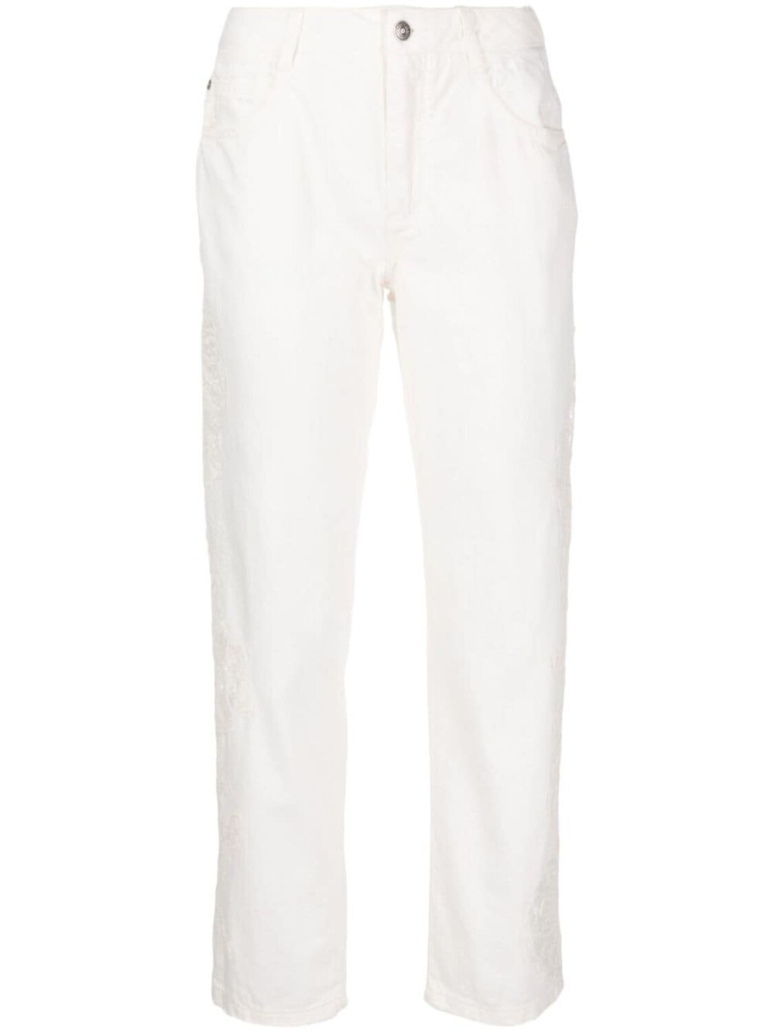 

Ermanno Scervino брюки бойфренды, белый