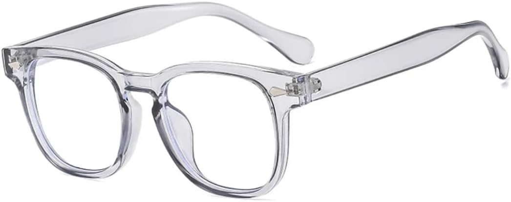 

Классические винтажные солнцезащитные очки с заклепками, маленькие, для женщин и мужчин, модные солнцезащитные очки для вождения и рыбалки, защита от УФ-излучения UV400 VVTWSSW, Gray Clear