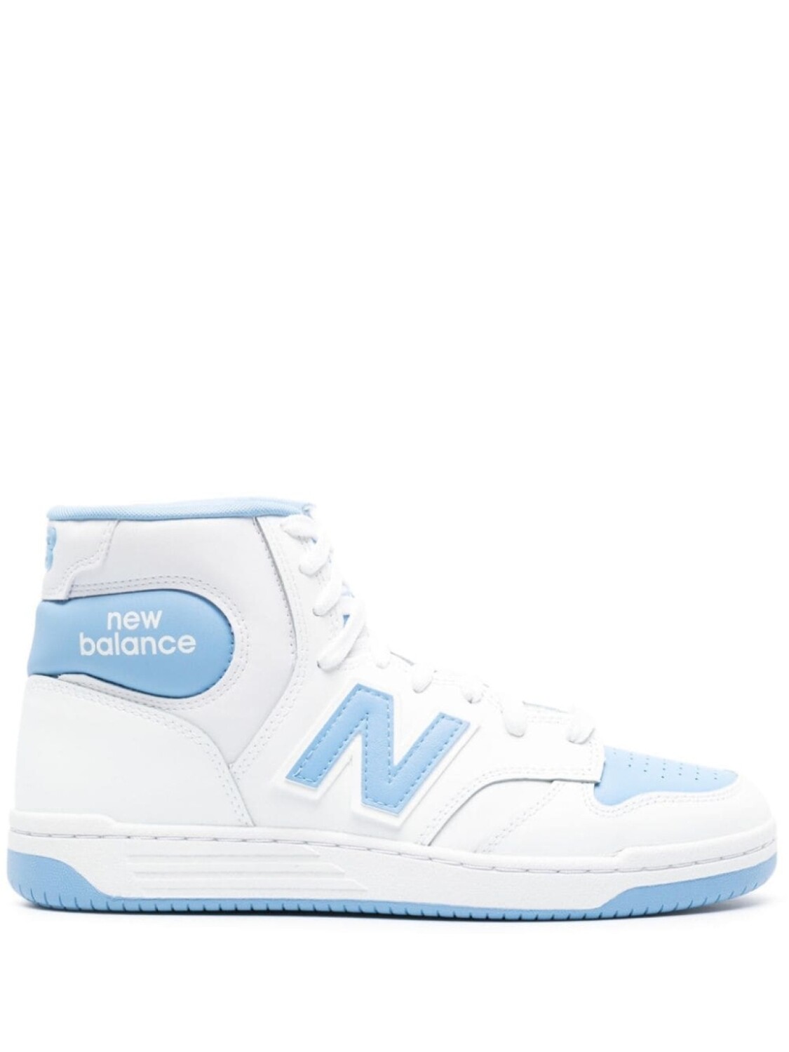 

New Balance кроссовки BB480 со вставками, белый