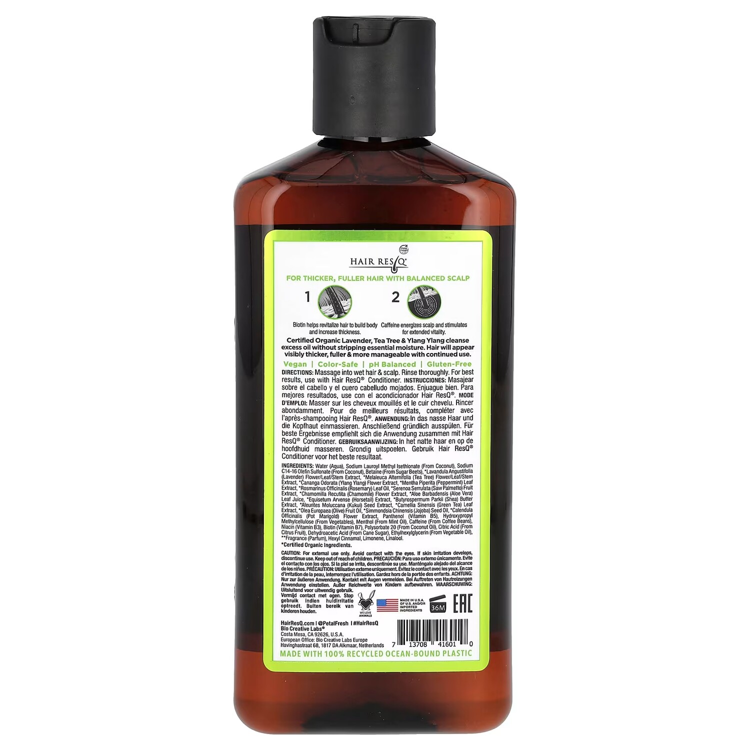 Шампунь с биотином Petal Fresh Hair ResQ для густоты и контроля жирности, 355 мл — фото 2