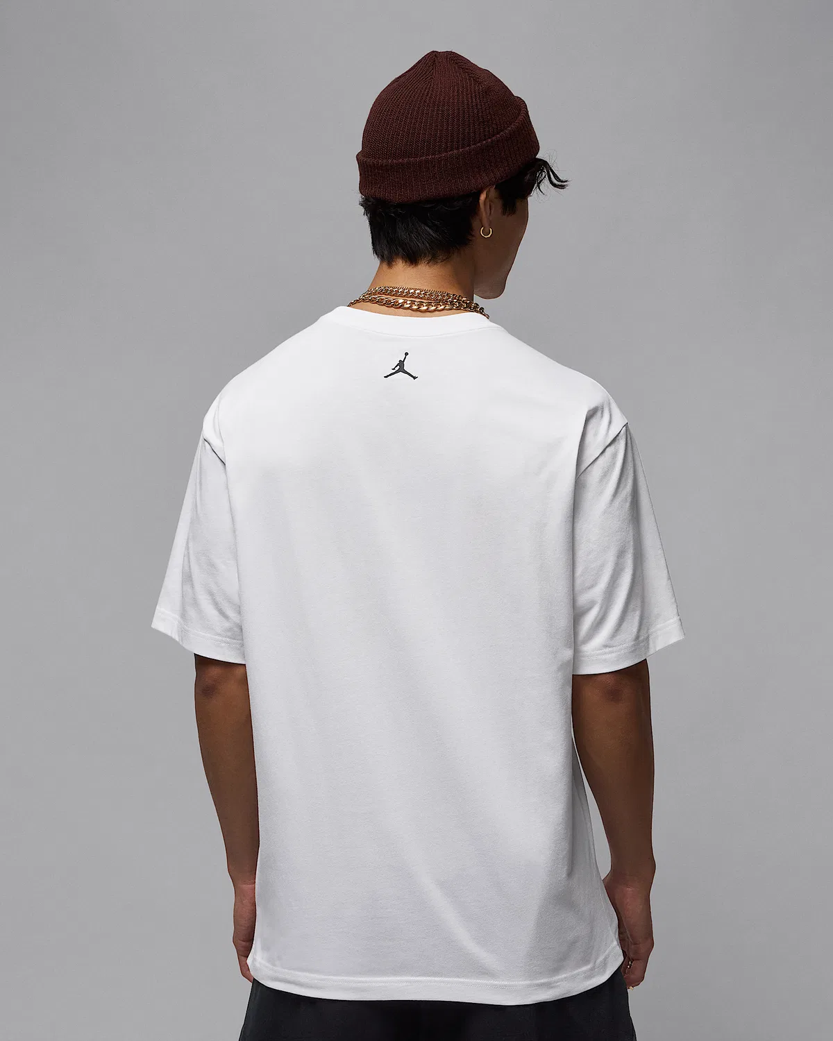 Мужская футболка Jordan, White/Black — фото 2