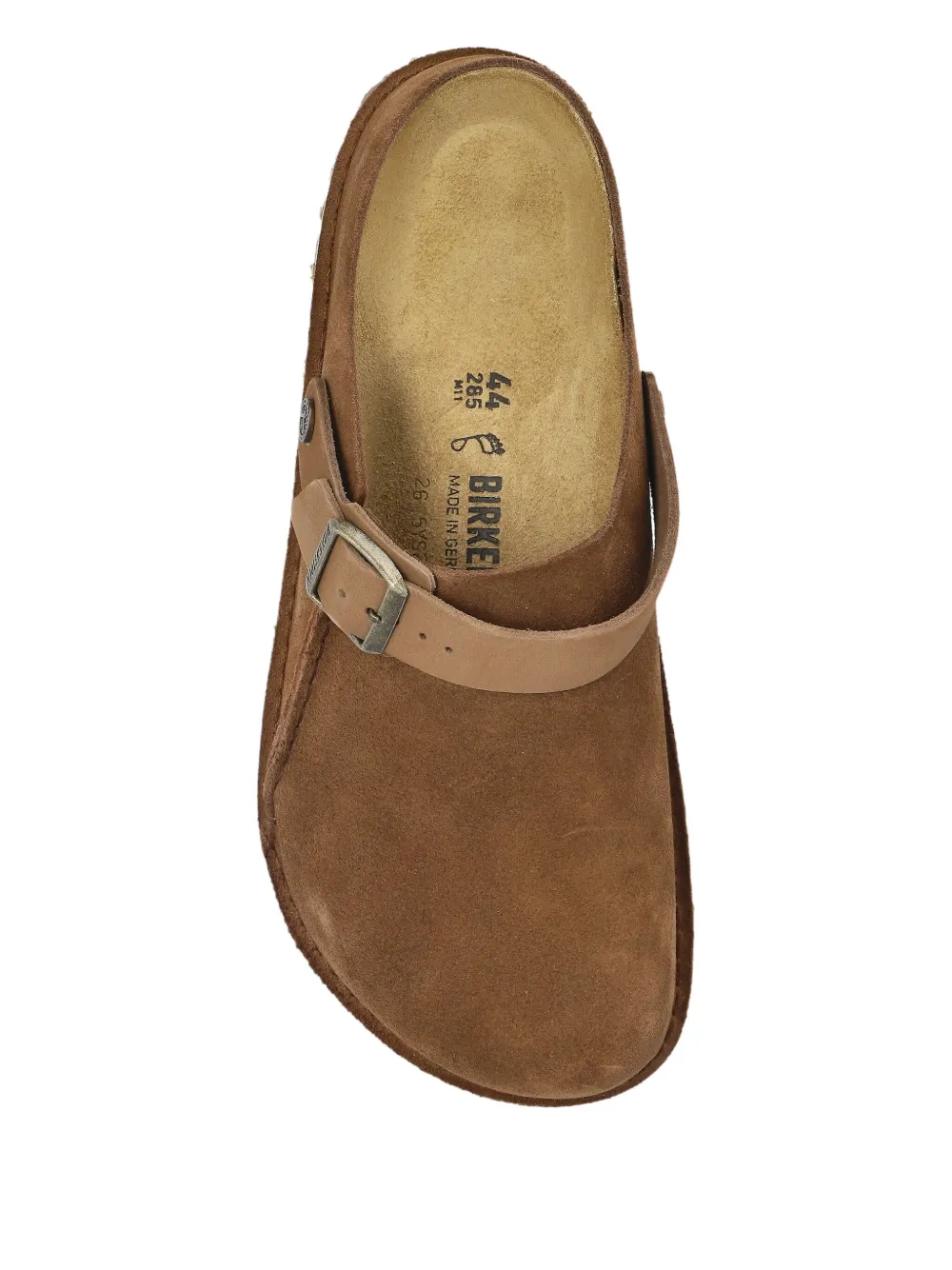 Лоферы-мюли Lutry с ремешком и пряжкой Birkenstock, коричневый — фото 2