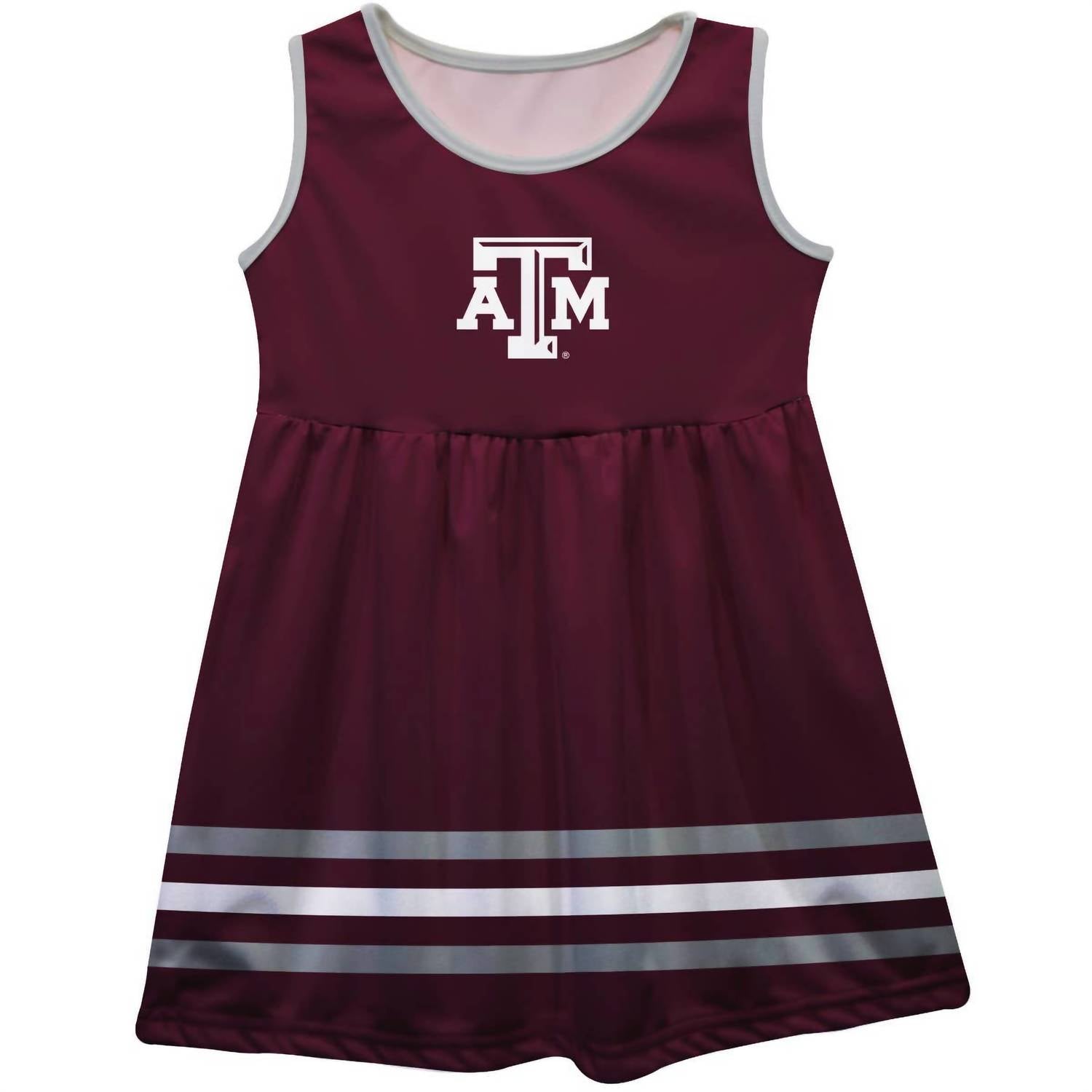 

Платье-майка без рукавов Texas Am Aggies от Gir в бордовом цвете Vive La Fete