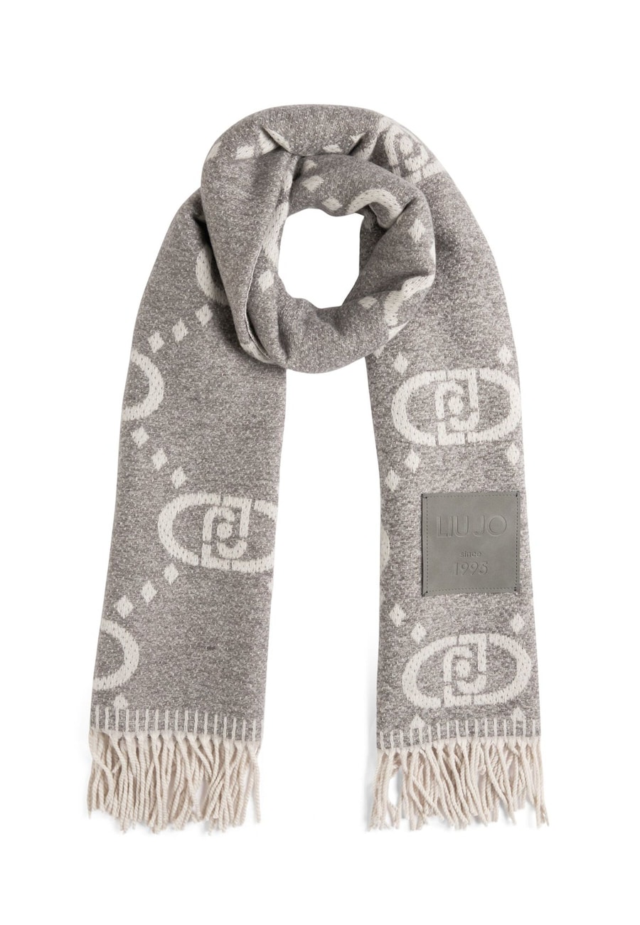 

Шарф Liu Jo, серый