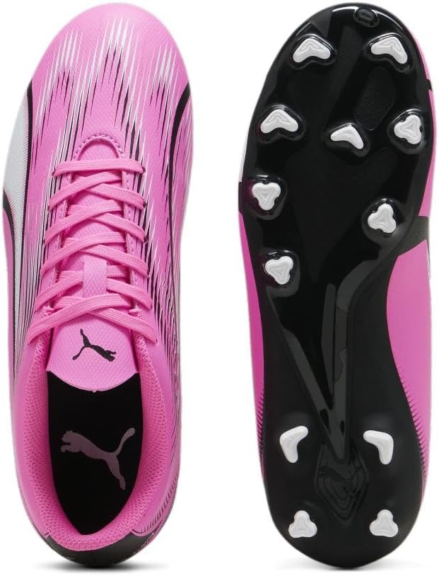 Детские кроссовки Puma для ультрамягкого грунта/искусственного грунта (унисекс), белый/розовый — фото 4