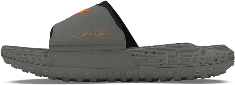 Сандалии Project Rock 3, Under Armour, глиняный зеленый/черный/командный оранжевый