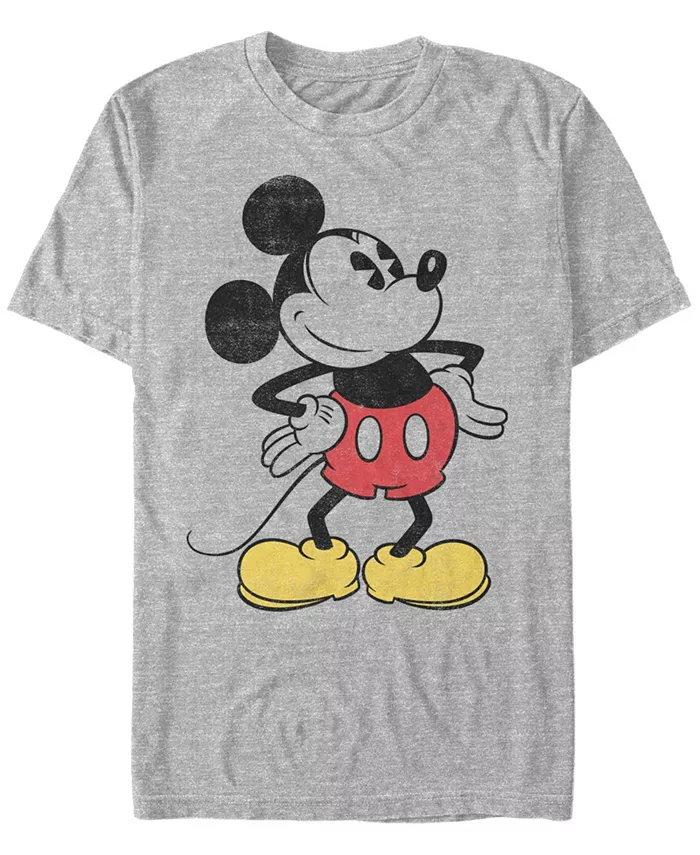 

Мужская футболка с коротким рукавом Vintage Mickey Fifth Sun, серый