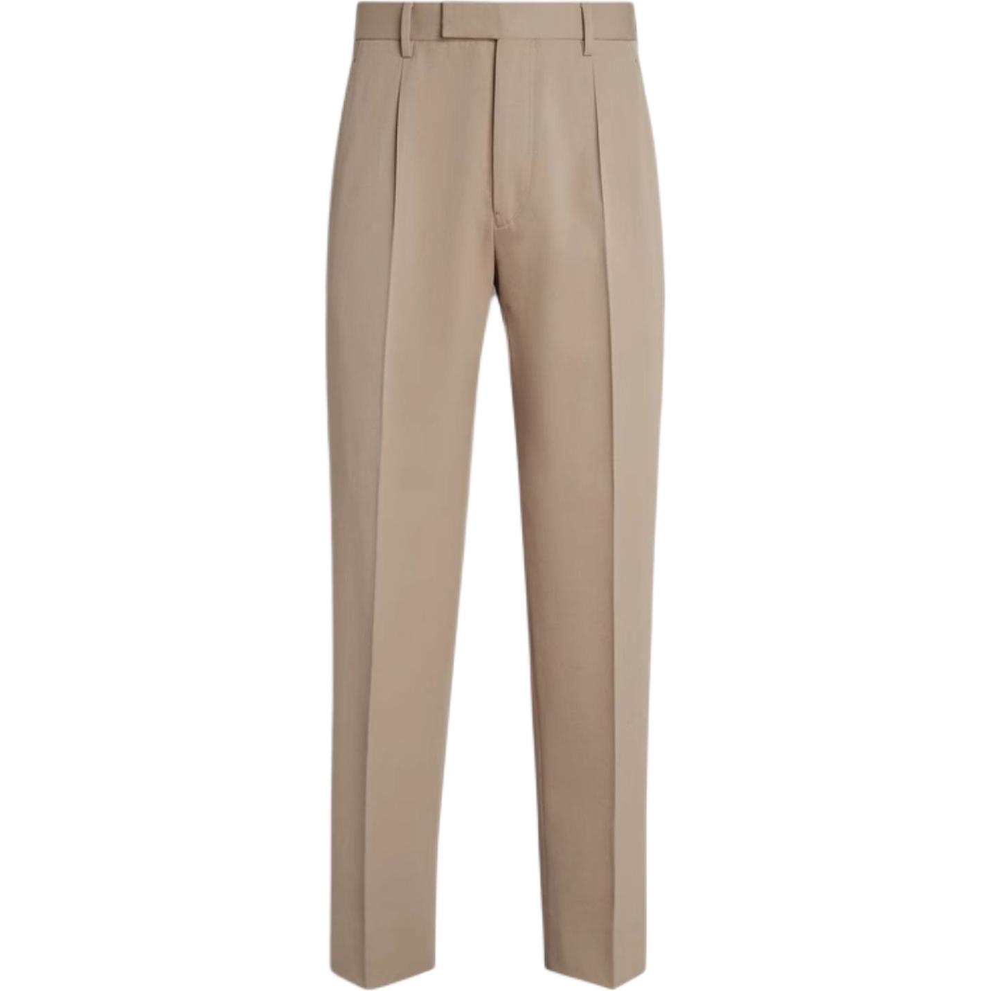 

Зеджа прямые брюки с классическим кроем Ermenegildo Zegna, хаки