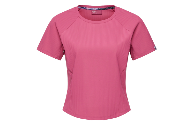 

Футболка X Mika Ninagawa с рукавом реглан женская DESCENTE, розовый