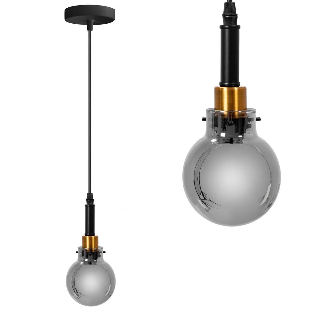 

Подвесной светильник Toollight APP1124-1CP ЧЕРНЫЙ/ЗОЛОТОЙ Toolight