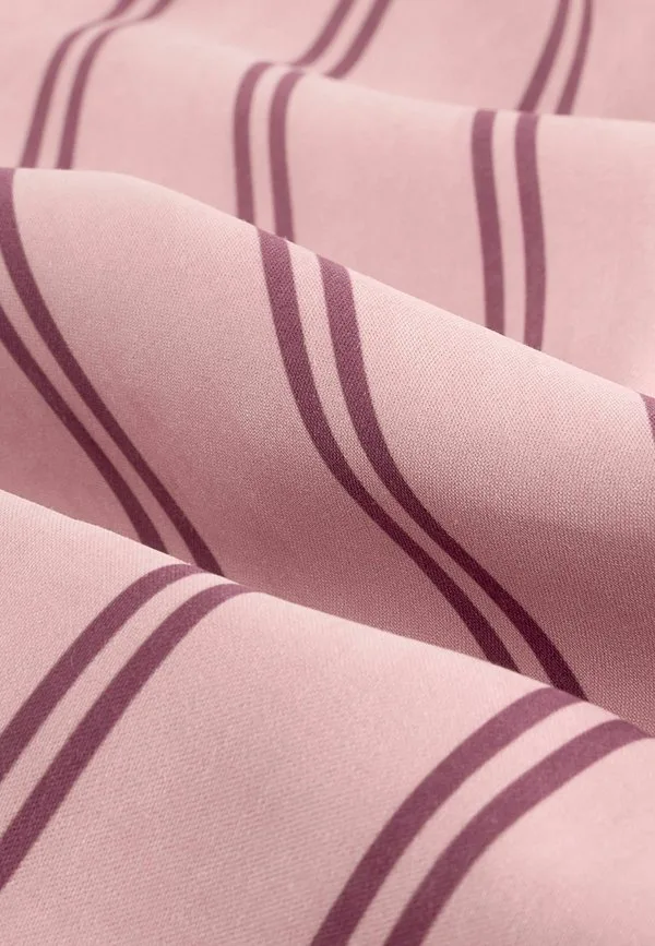 Укороченные брюки в полоску из мягкой ткани Next, Pink Stripe — фото 4