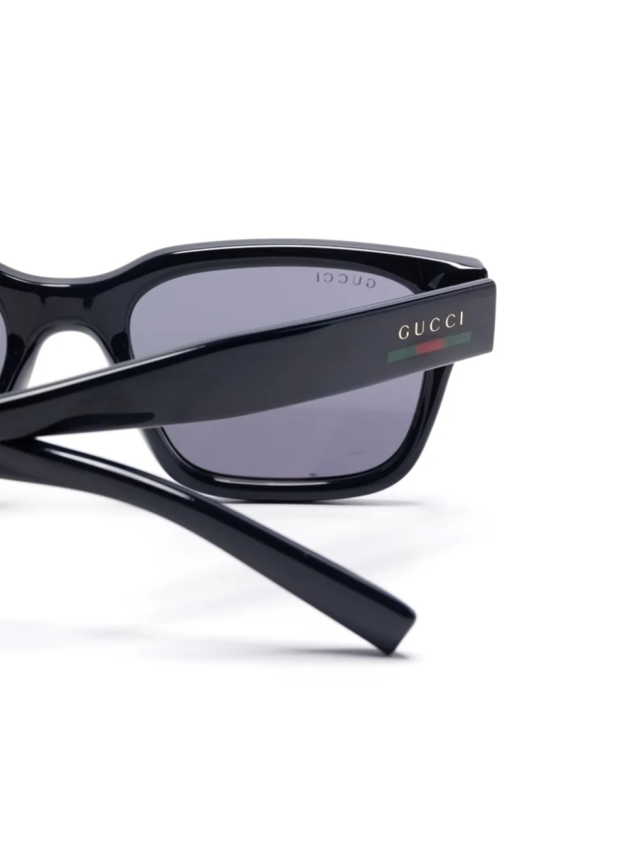 Солнцезащитные очки Gucci Eyewear в квадратной оправе, синий — фото 3