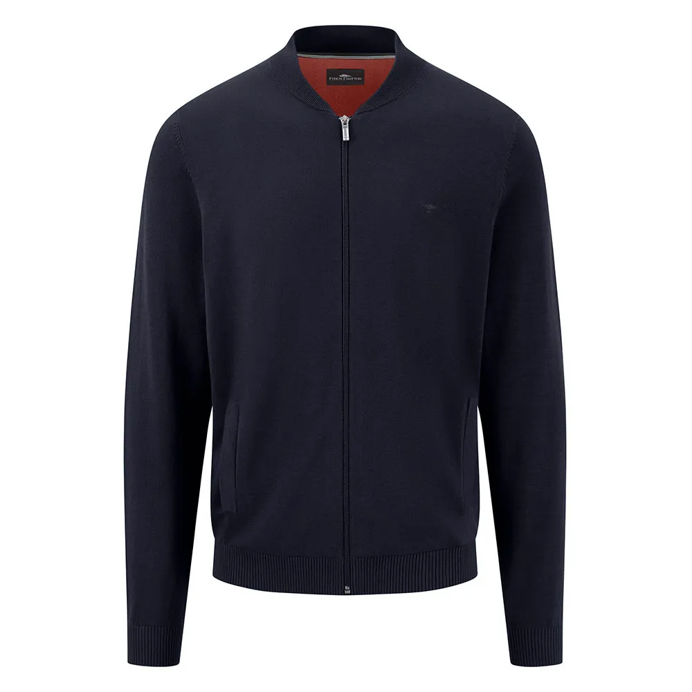 

Свитер Fynch Hatton 1414826 full zip, синий